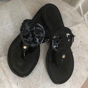 Tory Burch Miller Sandal Black size 6